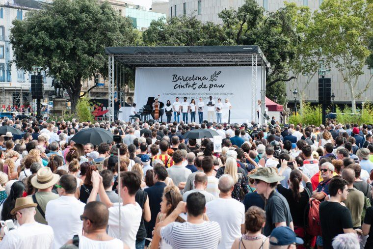 Acte central de l'aniversari dels atemptats del 17-A