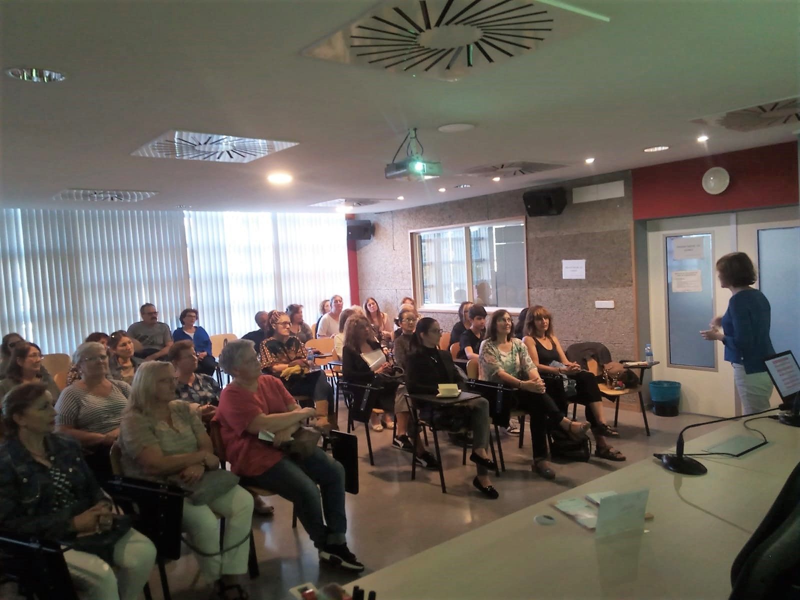 Xerrada sobre alimentació saludable a càrrec de Montse Ibarra al Rubí Forma. FOTO: Cedida