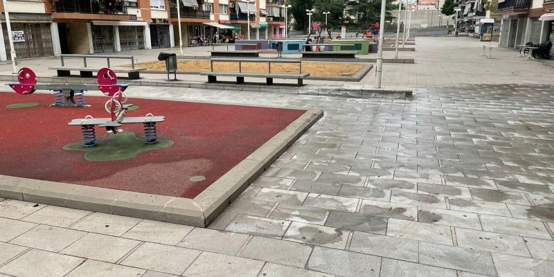 La zona afectada un cop els serveis de neteja han actuat sobre la zona durant el matí de diumenge. FOTO: AMM