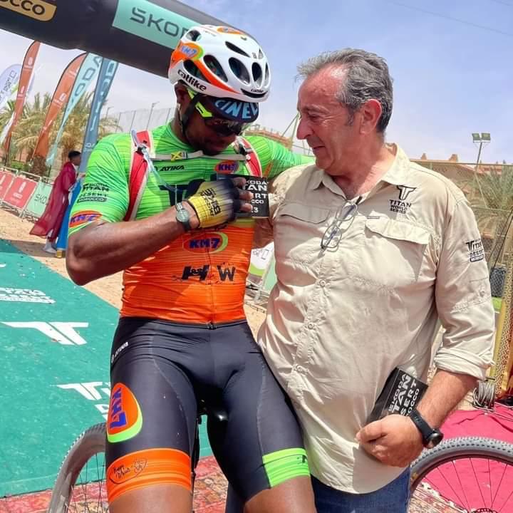 Lester Fernandez a la cursa Titan Desert Morocco. FOTO: Cedida