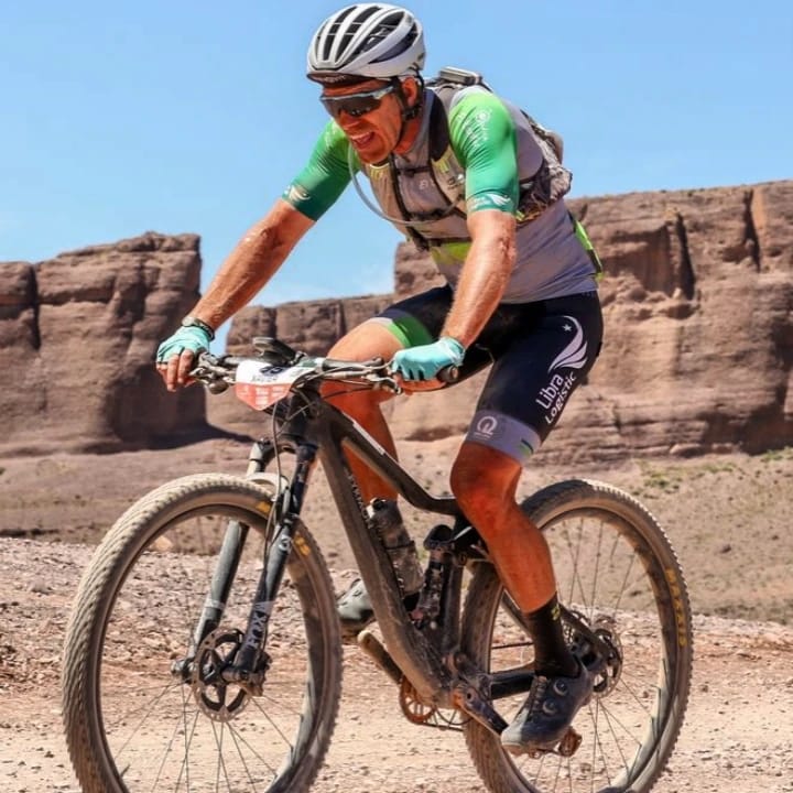 Xavi Pallejà a la cursa Titan Desert Morocco. FOTO: Cedida