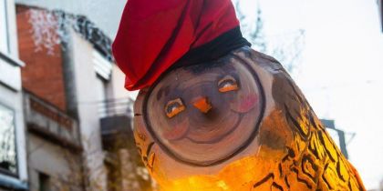 El Tió Gegant dels comerciants a Rubí. Foto: Ajuntament de Rubí