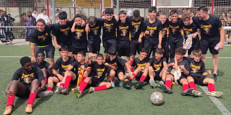  l'Infantil A de l'entitat va aconseguir proclamar-se campió de Lliga. FOTO: Cedida