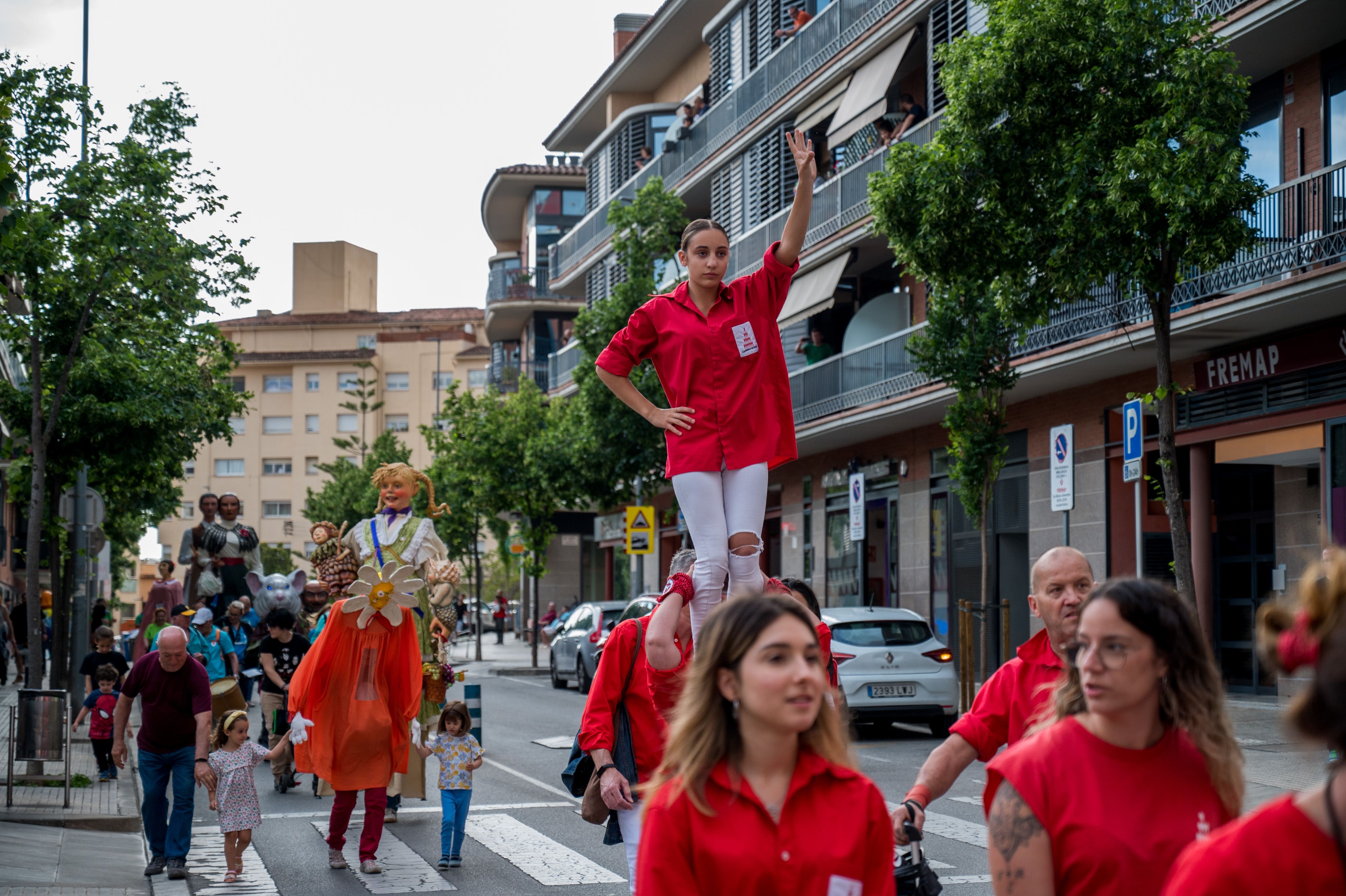 Trobada Gegantera de la 38ª Festa del barri de Ca n'Oriol. Foto: Carmelo Jiménez