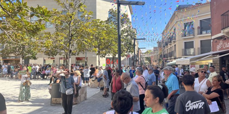 Manifestació en contra de la taxa de residus. Foto: Redacció