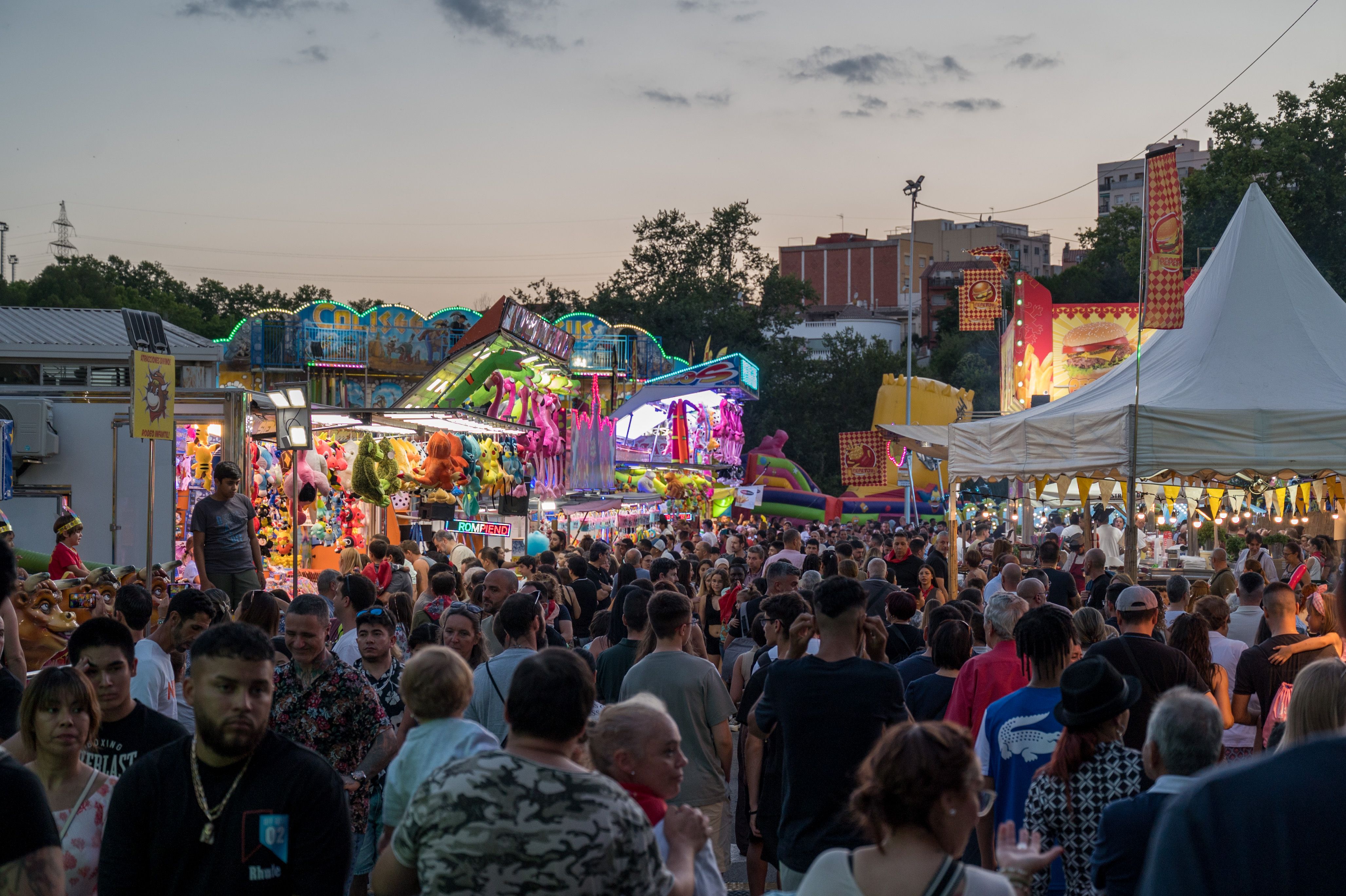 Fira d'atraccions Festa Major 2024. FOTO: Carmelo Jiménez