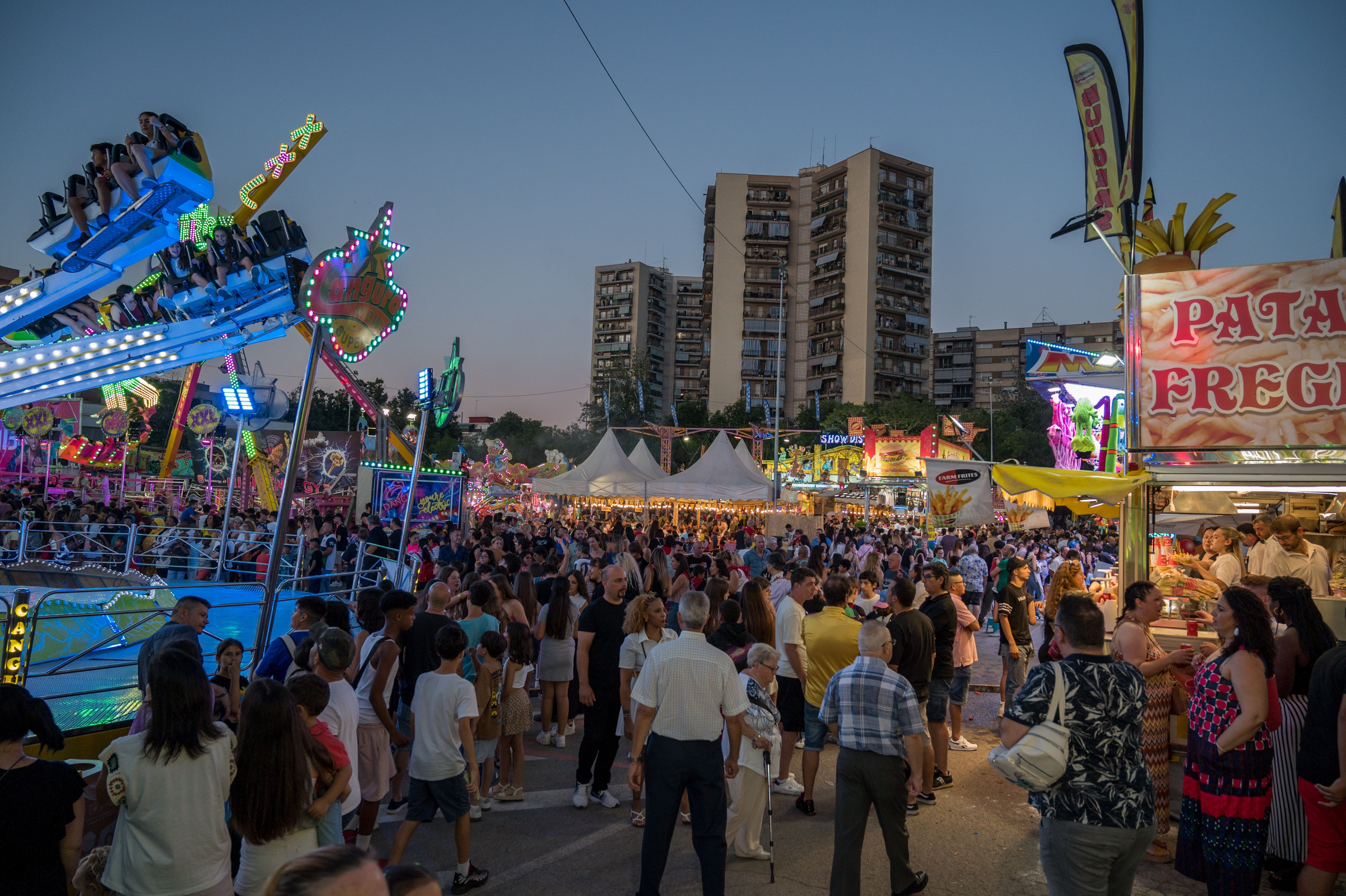 Fira d'atraccions Festa Major 2024. FOTO: Carmelo Jiménez