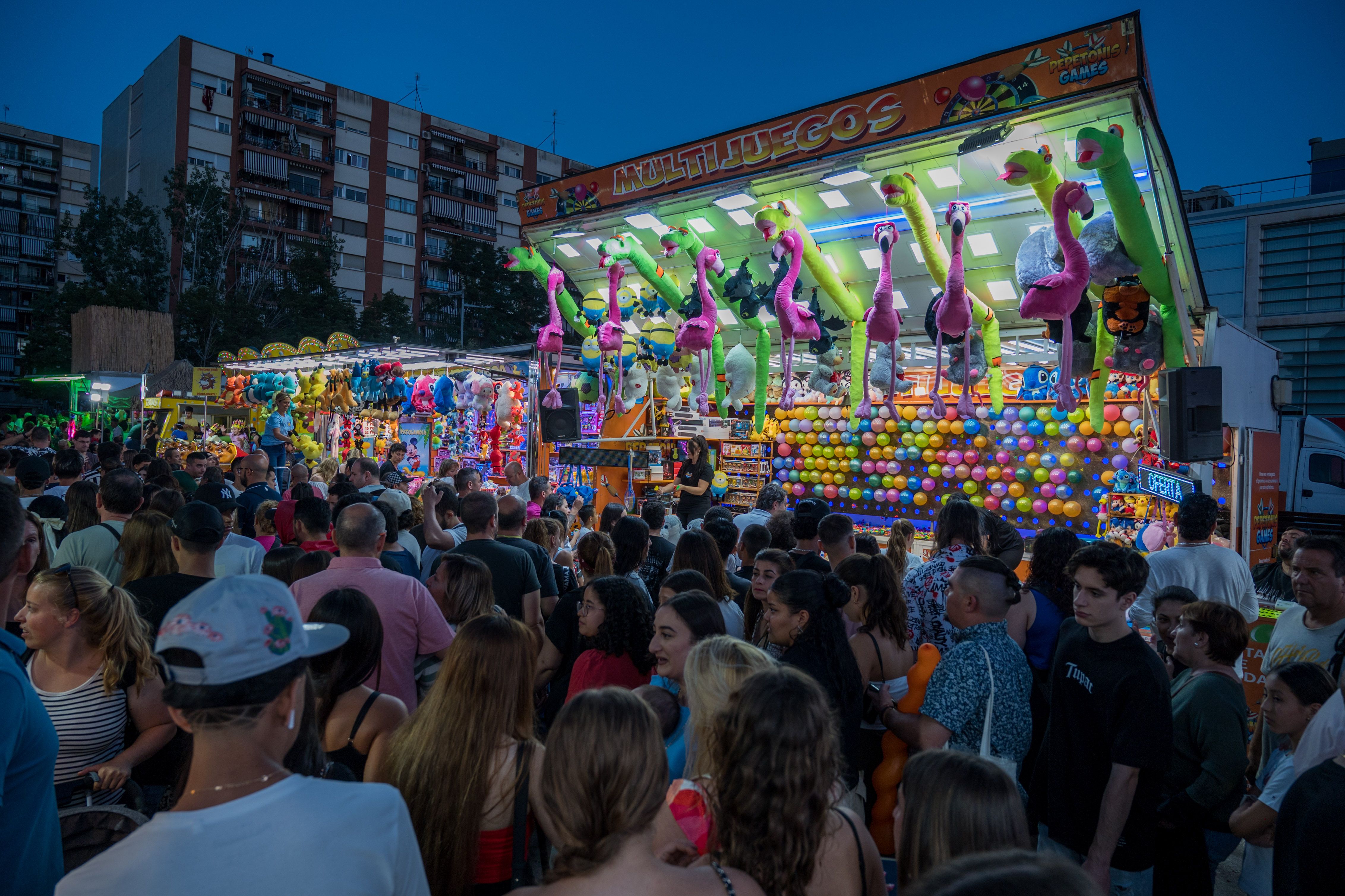 Fira d'atraccions Festa Major 2024. FOTO: Carmelo Jiménez