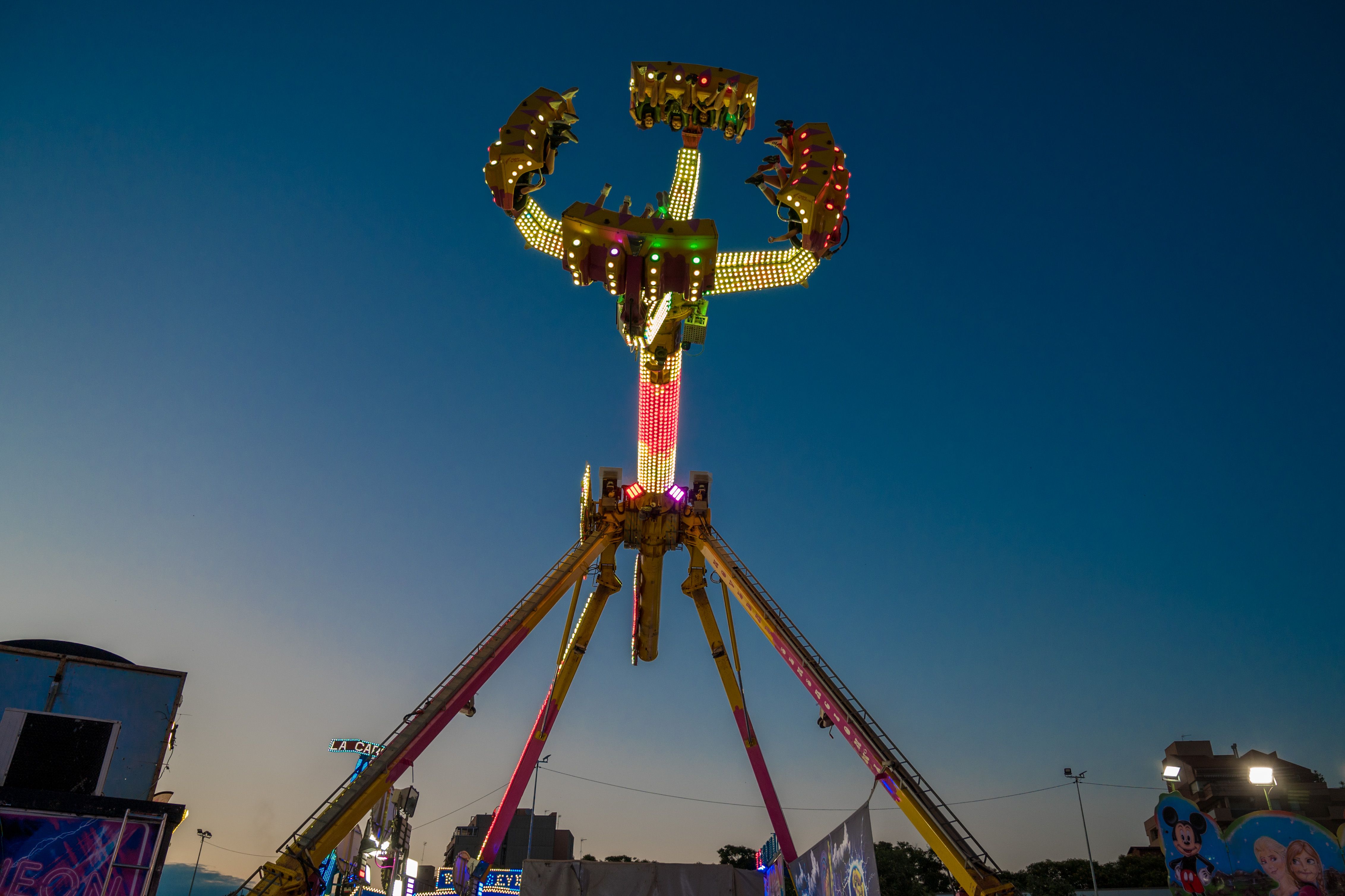 Fira d'atraccions Festa Major 2024. FOTO: Carmelo Jiménez