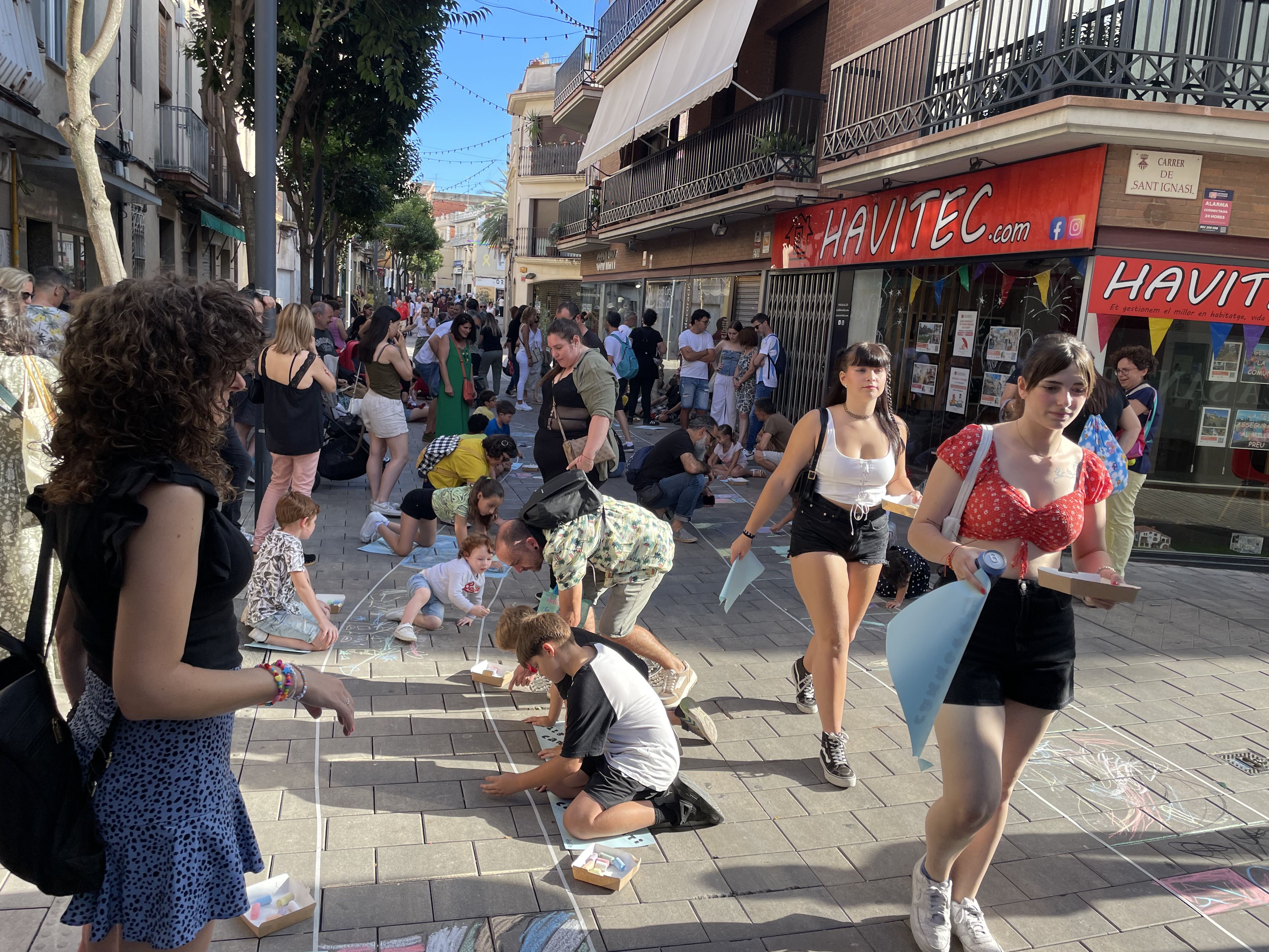 Jocs i activitats per als més menuts al a Festa Major 2024. FOTO: E.L.