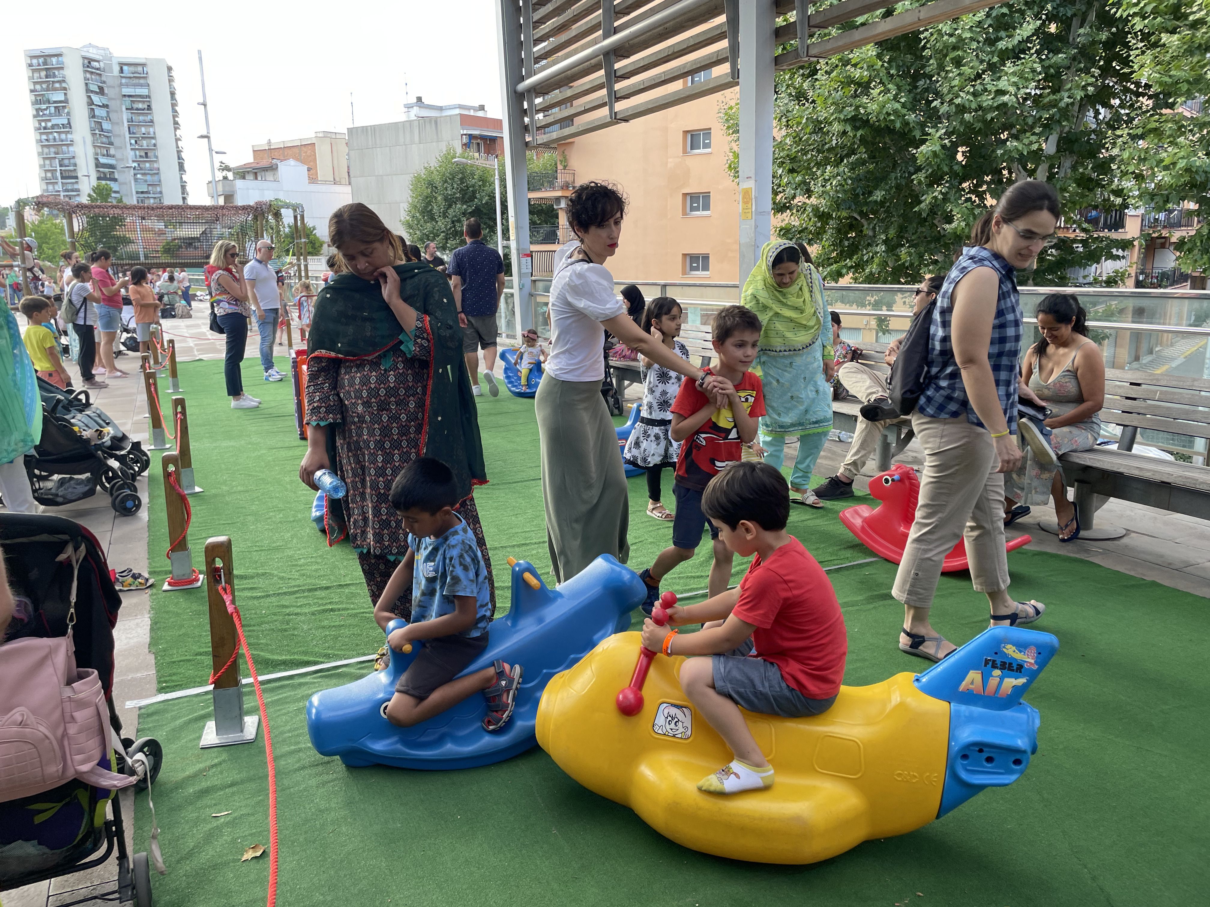 Jocs i activitats per als més menuts al a Festa Major 2024. FOTO: E.L.