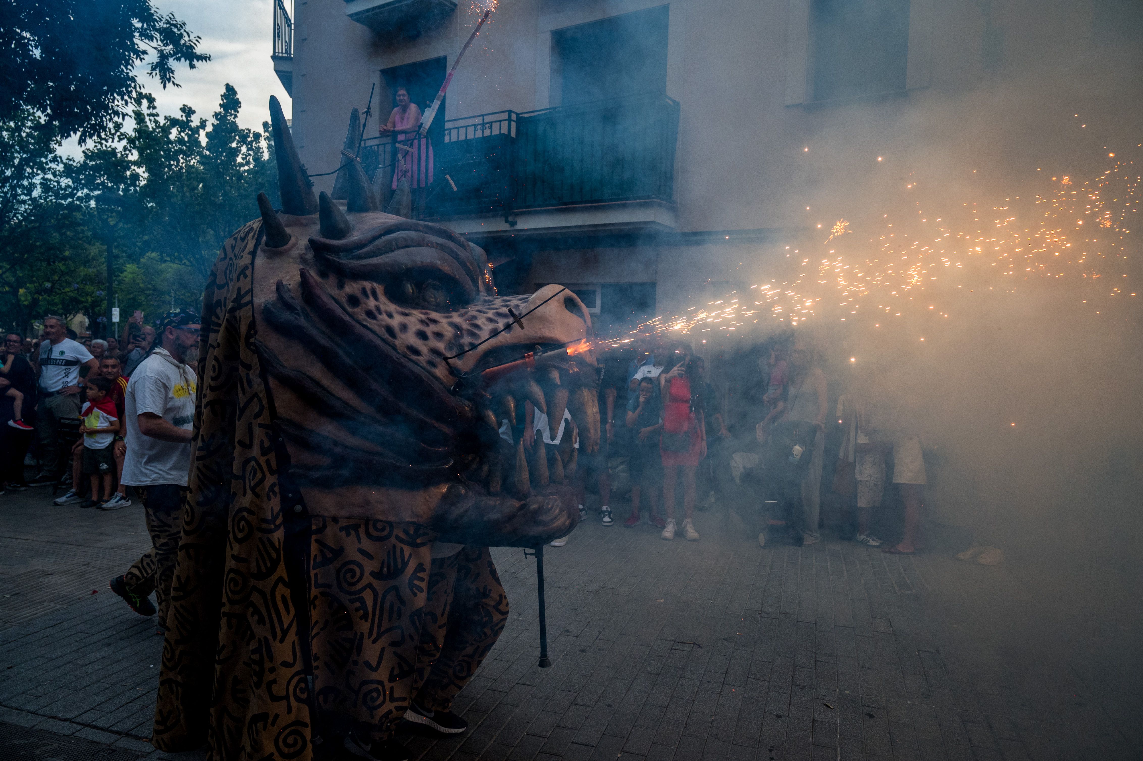 Correfoc infantil de la Festa Major 2024. FOTO: Carmelo Jiménez