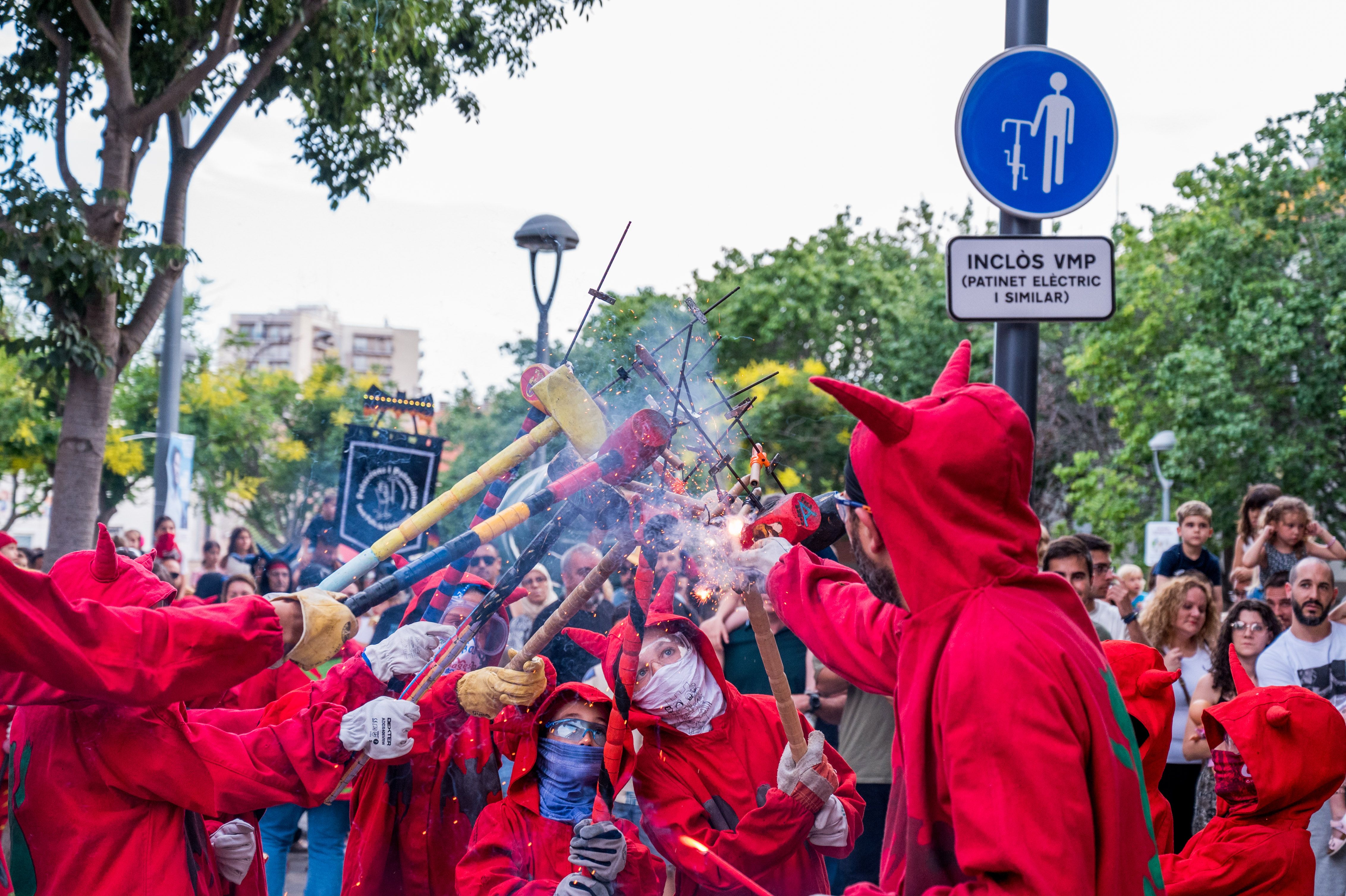 Correfoc infantil de la Festa Major 2024. FOTO: Carmelo Jiménez