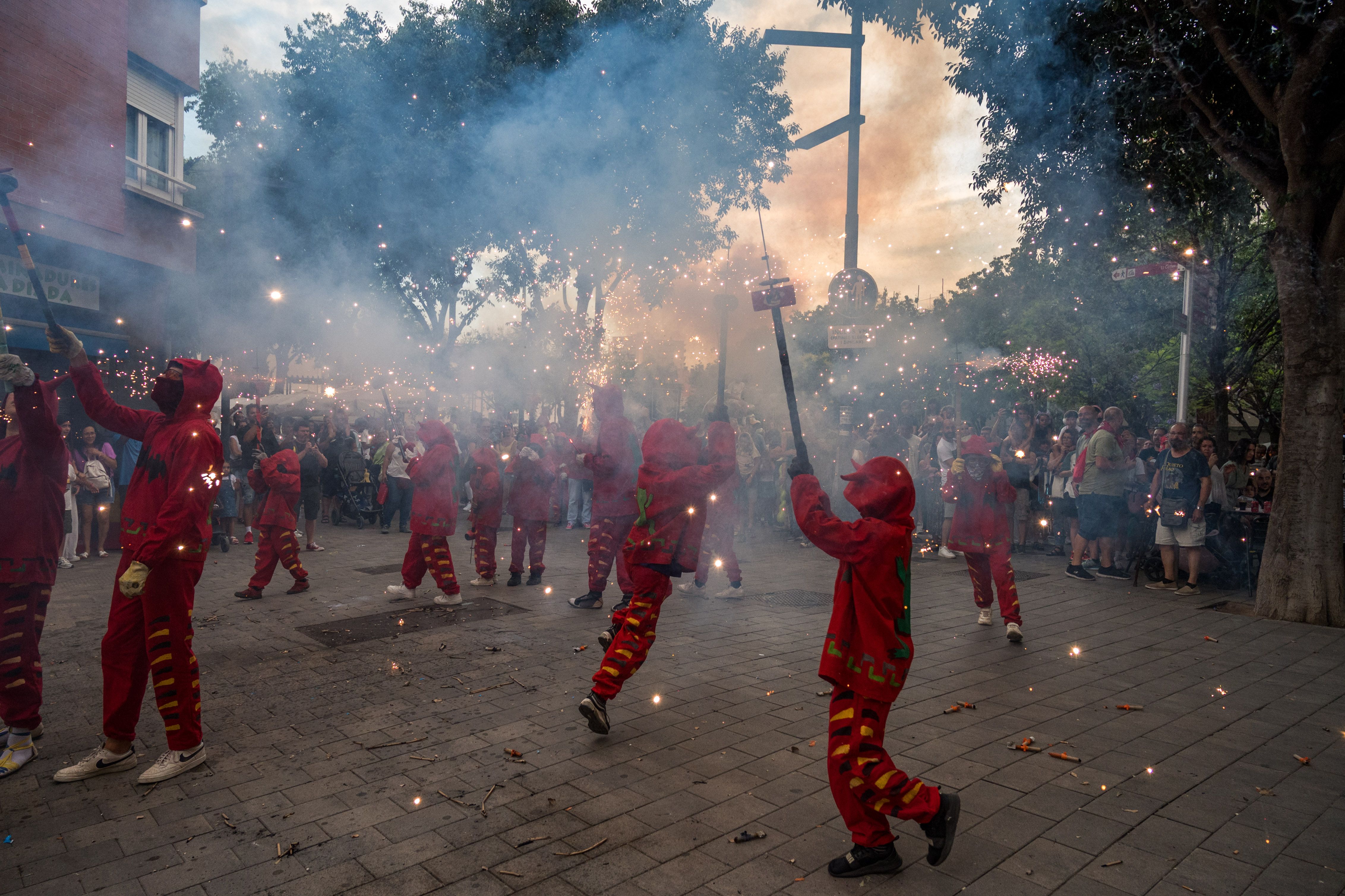 Correfoc infantil de la Festa Major 2024. FOTO: Carmelo Jiménez