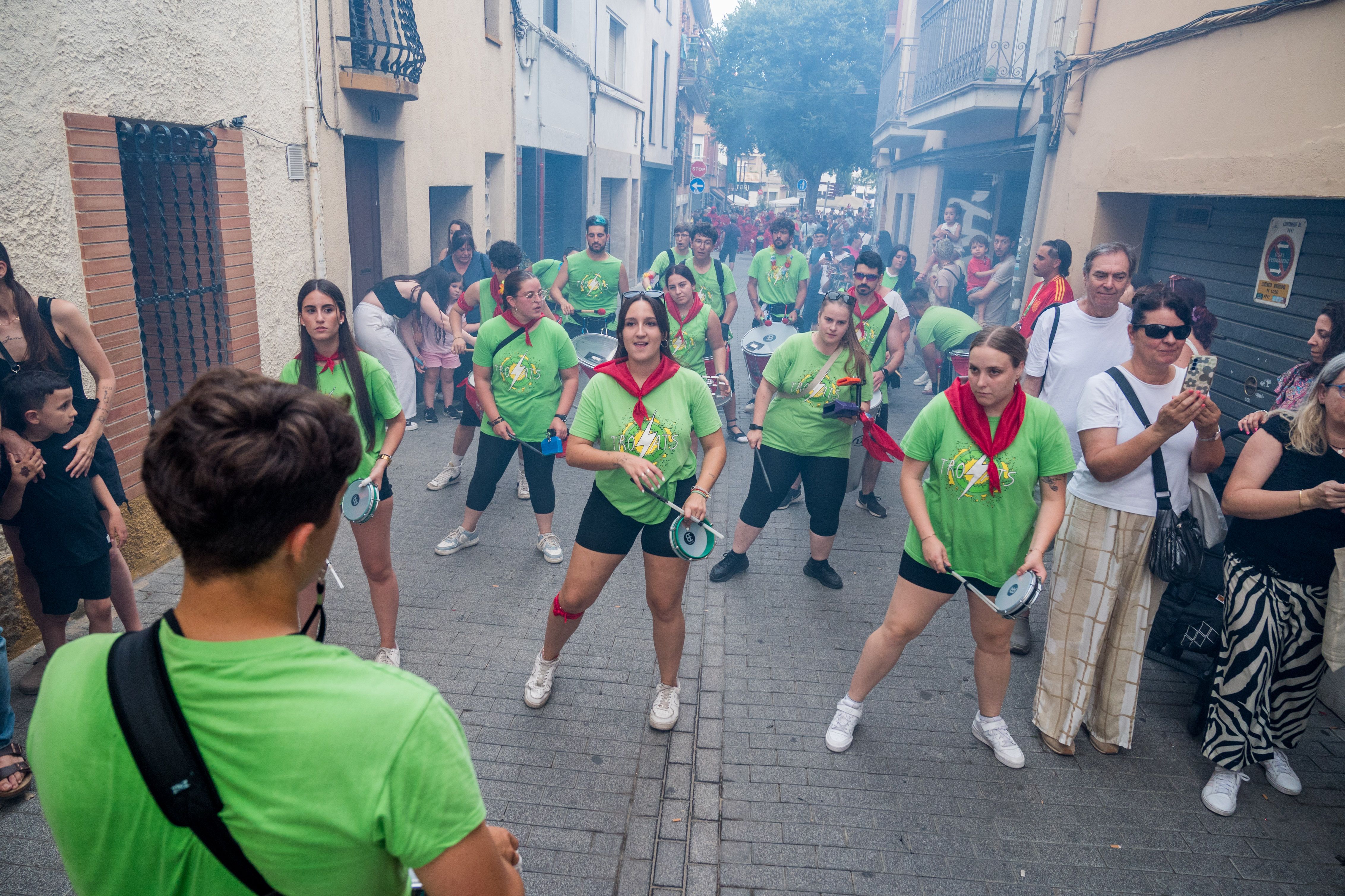 Correfoc infantil de la Festa Major 2024. FOTO: Carmelo Jiménez