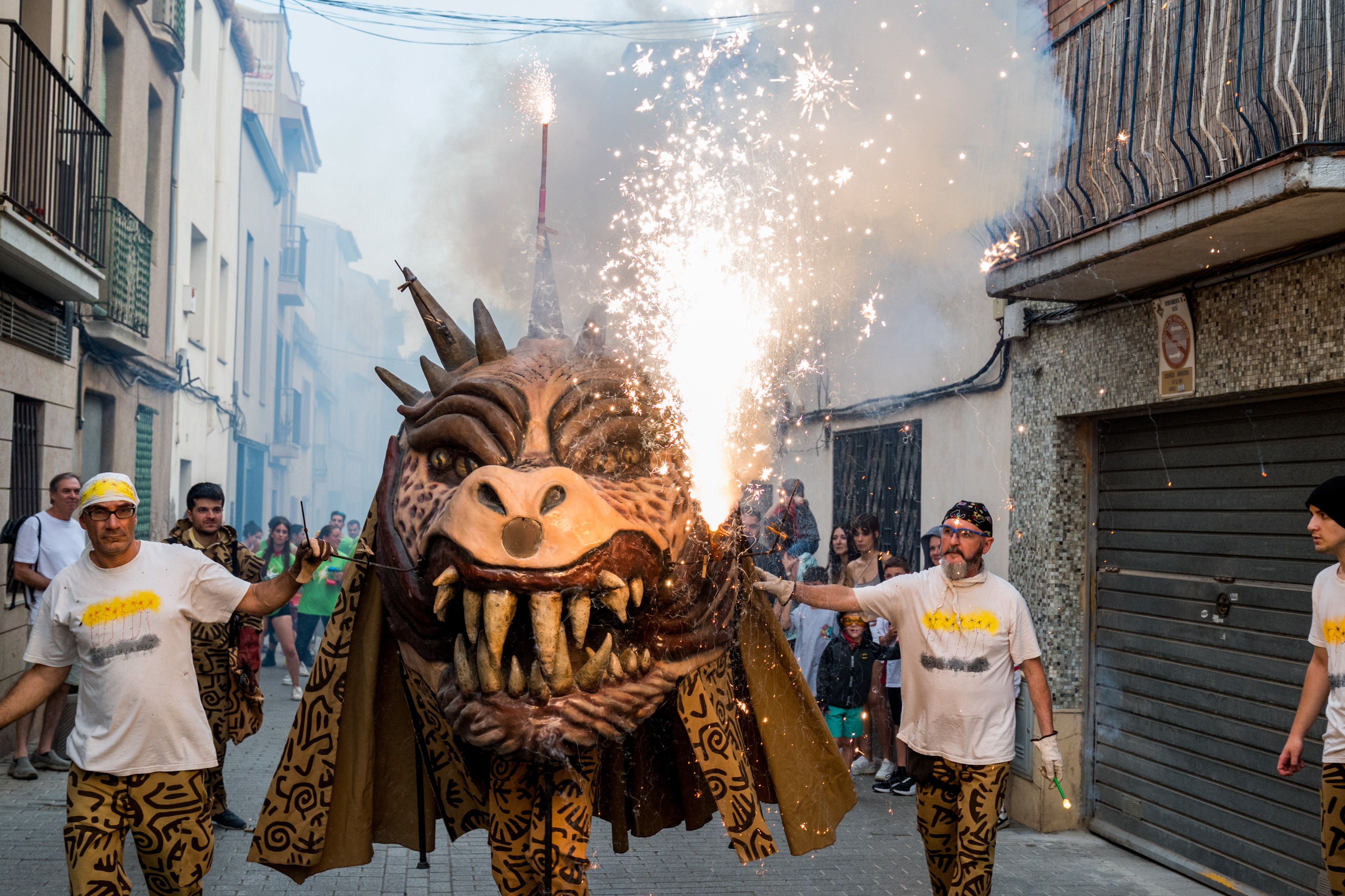 Correfoc infantil de la Festa Major 2024. FOTO: Carmelo Jiménez