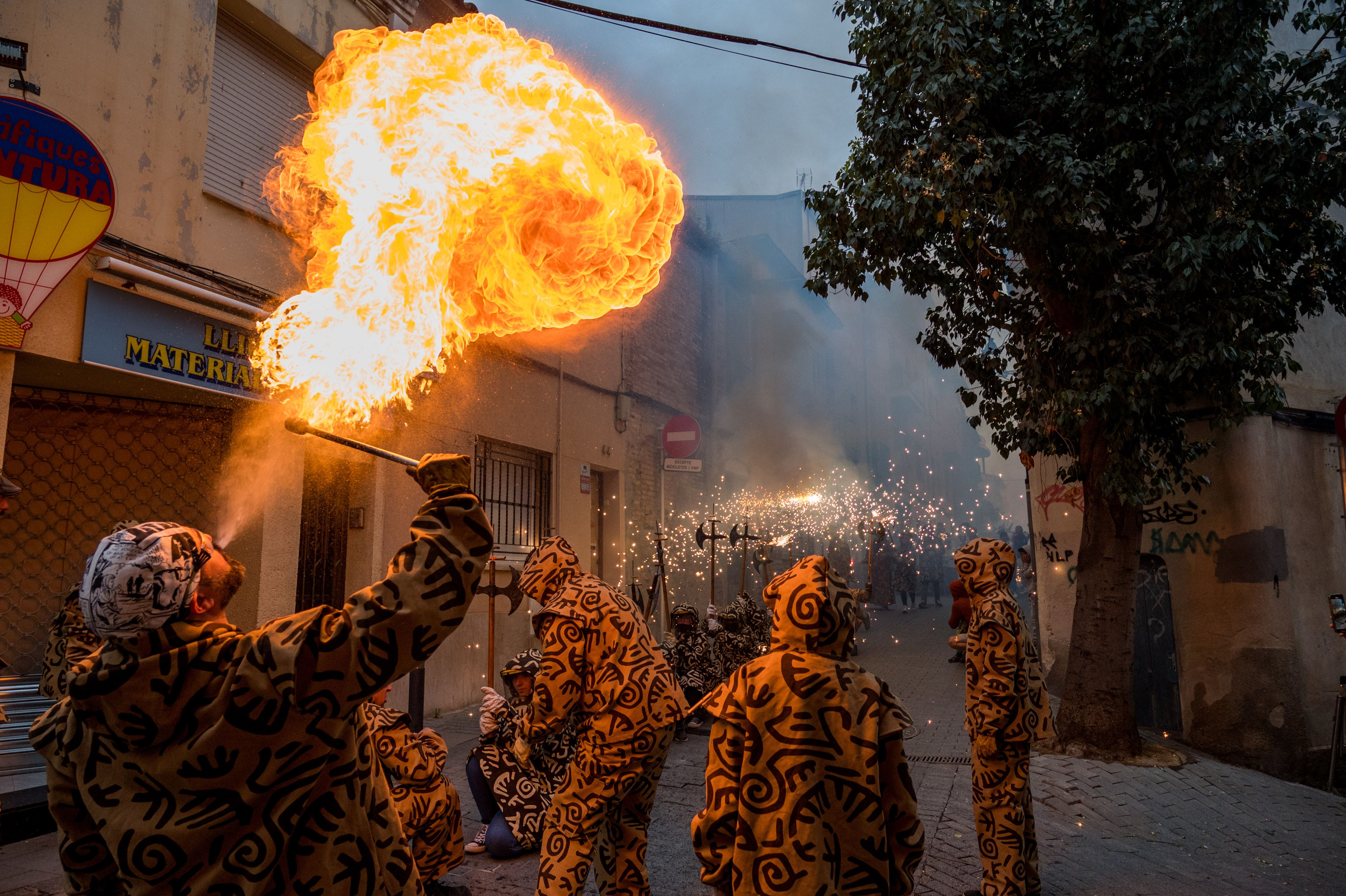 Correfoc infantil de la Festa Major 2024. FOTO: Carmelo Jiménez