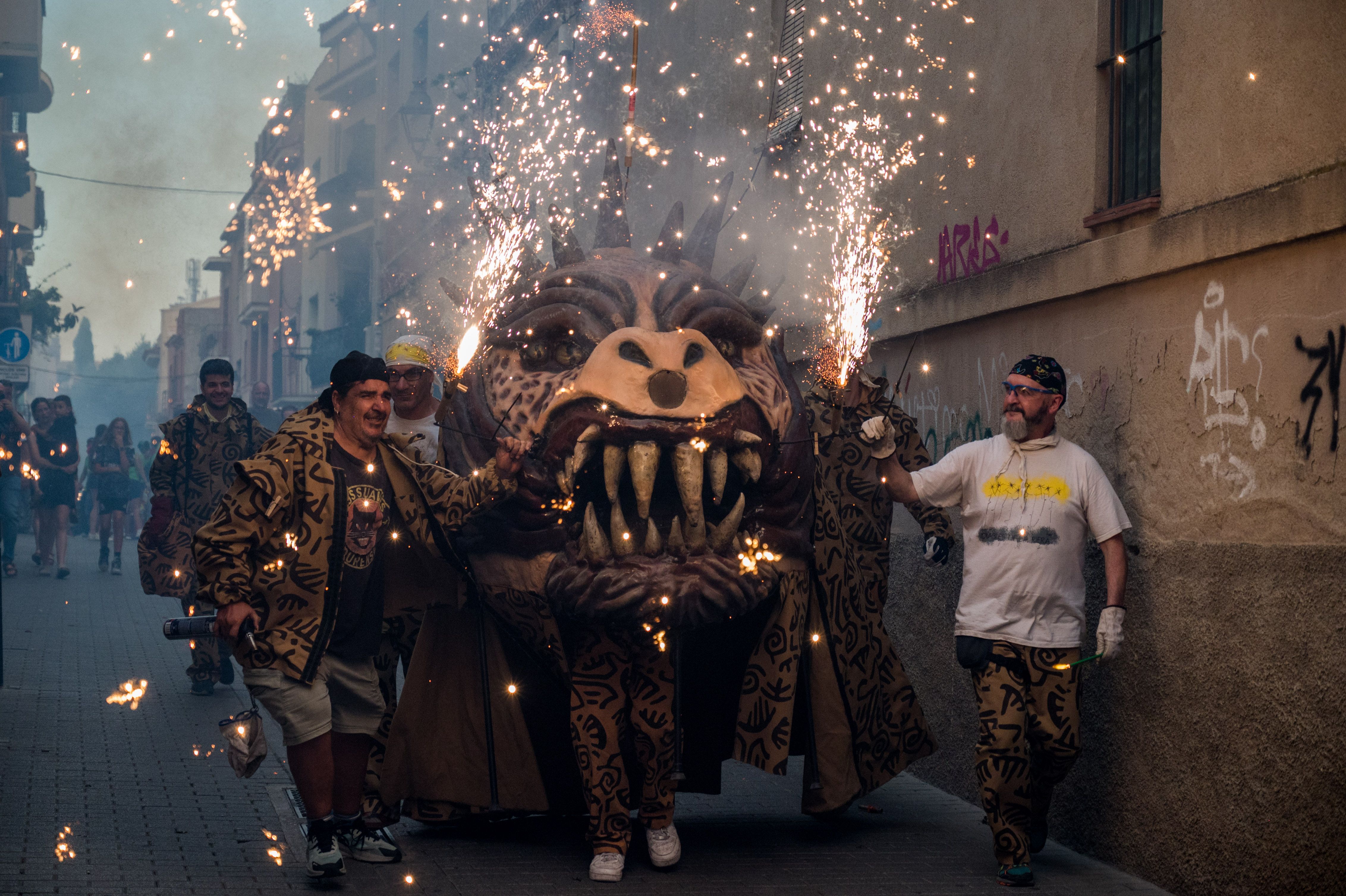 Correfoc infantil de la Festa Major 2024. FOTO: Carmelo Jiménez