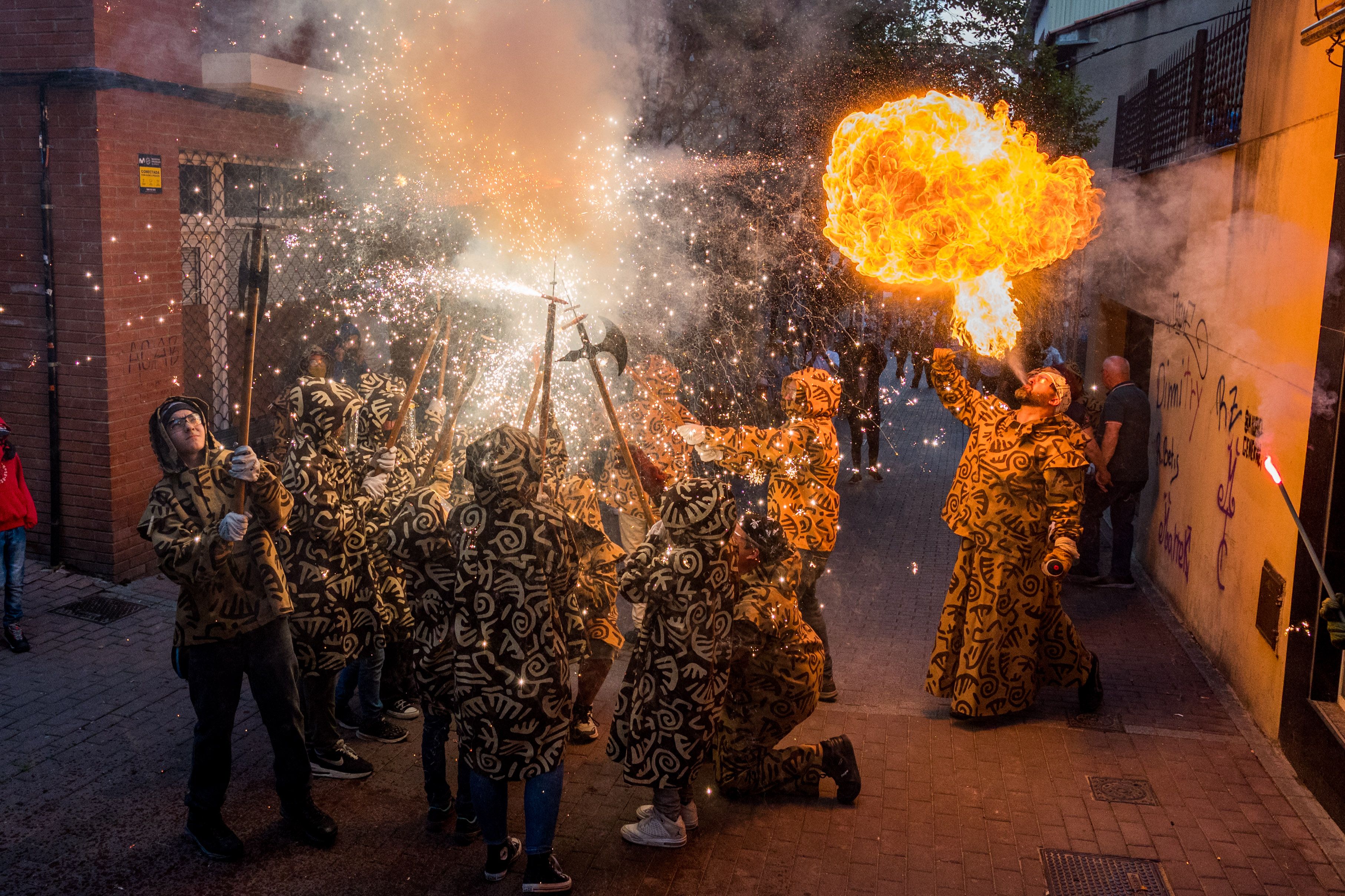 Correfoc infantil de la Festa Major 2024. FOTO: Carmelo Jiménez