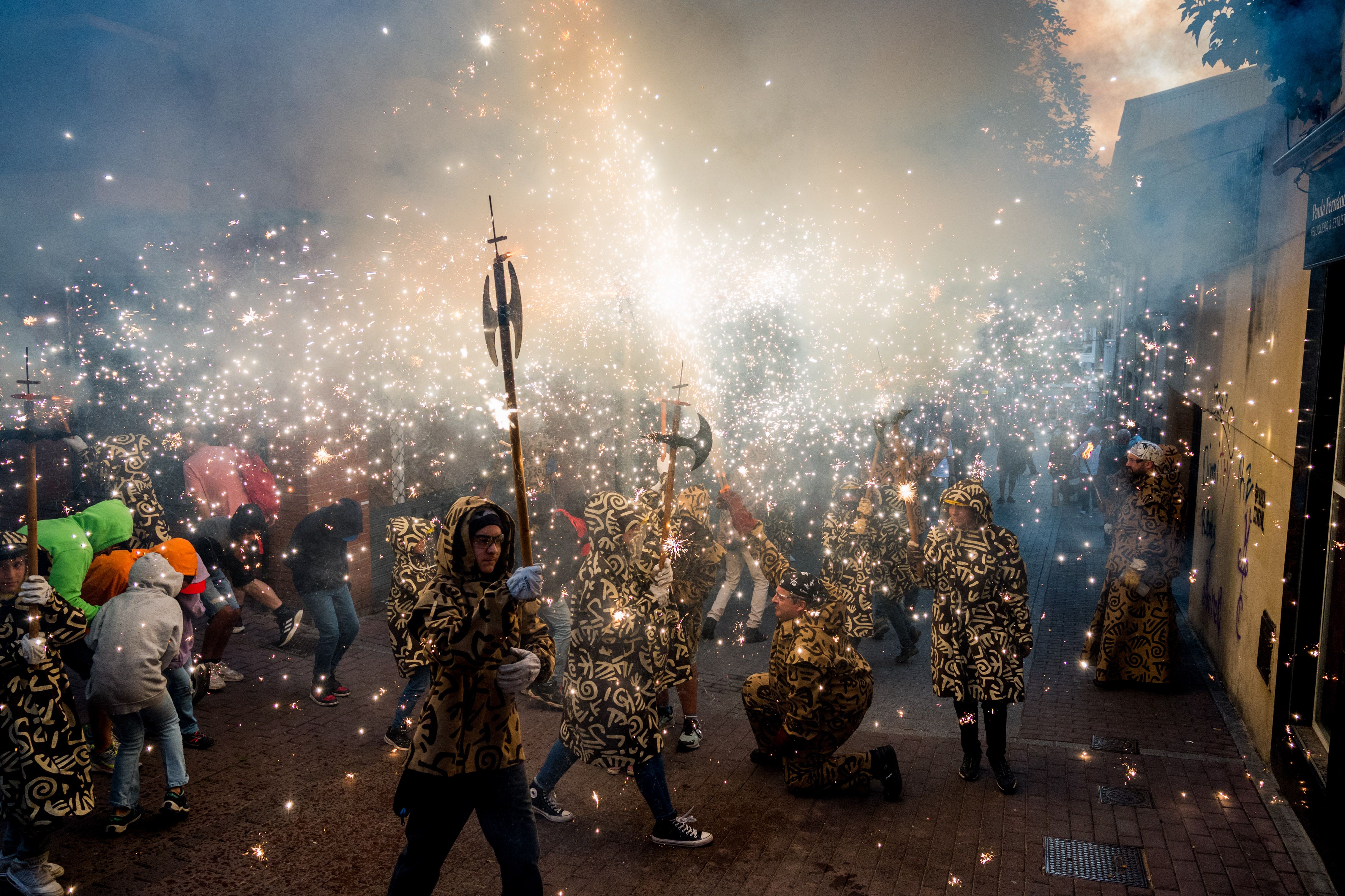 Correfoc infantil de la Festa Major 2024. FOTO: Carmelo Jiménez