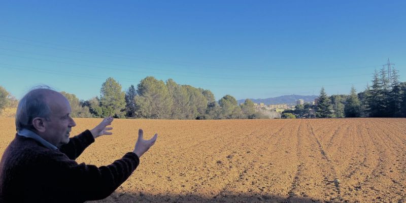 El mas de Can Xercavins està situat a la banda de ponent de Rubí. Foto: Pablo Sánchez-Montañés