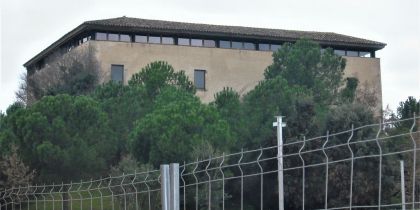 La part més antiga de l’actual castell de Rubí, gener 2011. FOTO: Jordi Vilalta