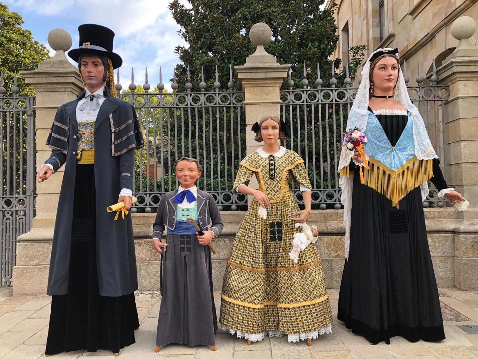 Roc, Paula, Laia i Galderic a Barcelona. FOTO: Cedida