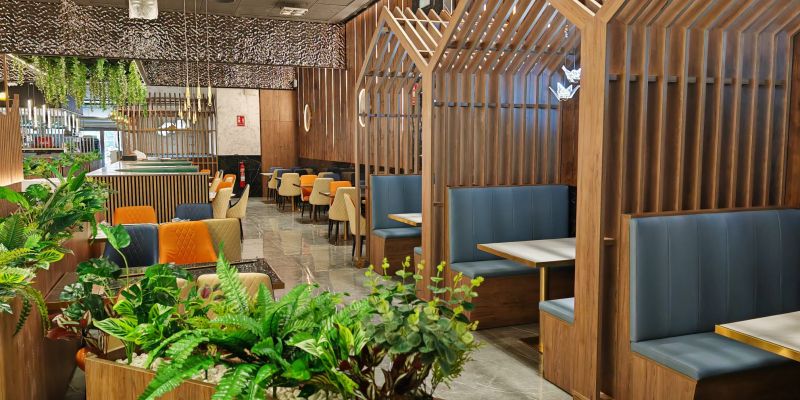 Interior del restaurant japonès de Sant Cugat, Chihiro