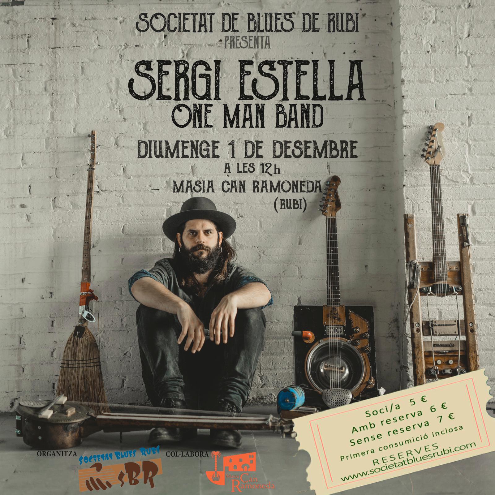 Sergi Estella en concert a Can Ramoneda