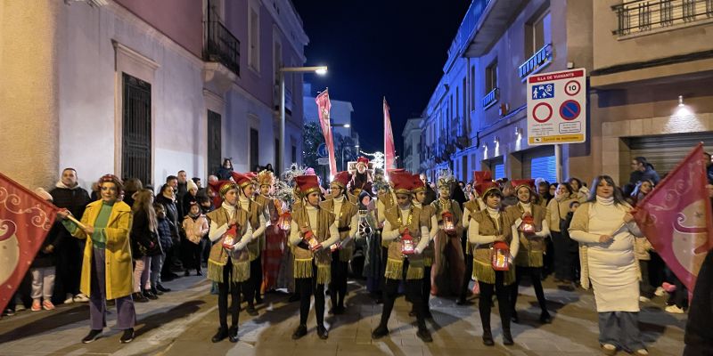 Els Melquíades han guiat els assistents fins al lloc de la instal·lació FOTO: Marta Casas