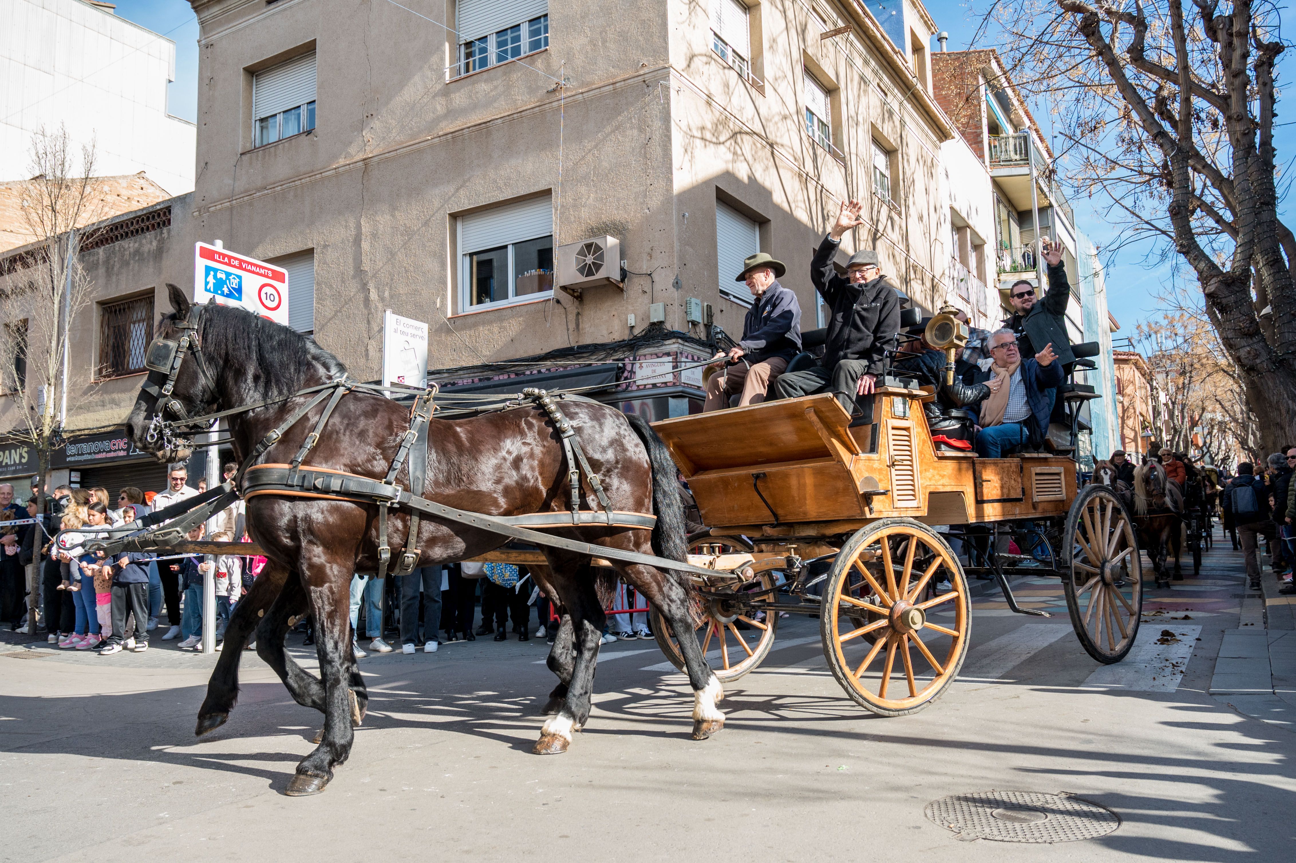 Rua dels Tres Tombs per Sant Antoni 2025 FOTO: Carmelo Jiménez