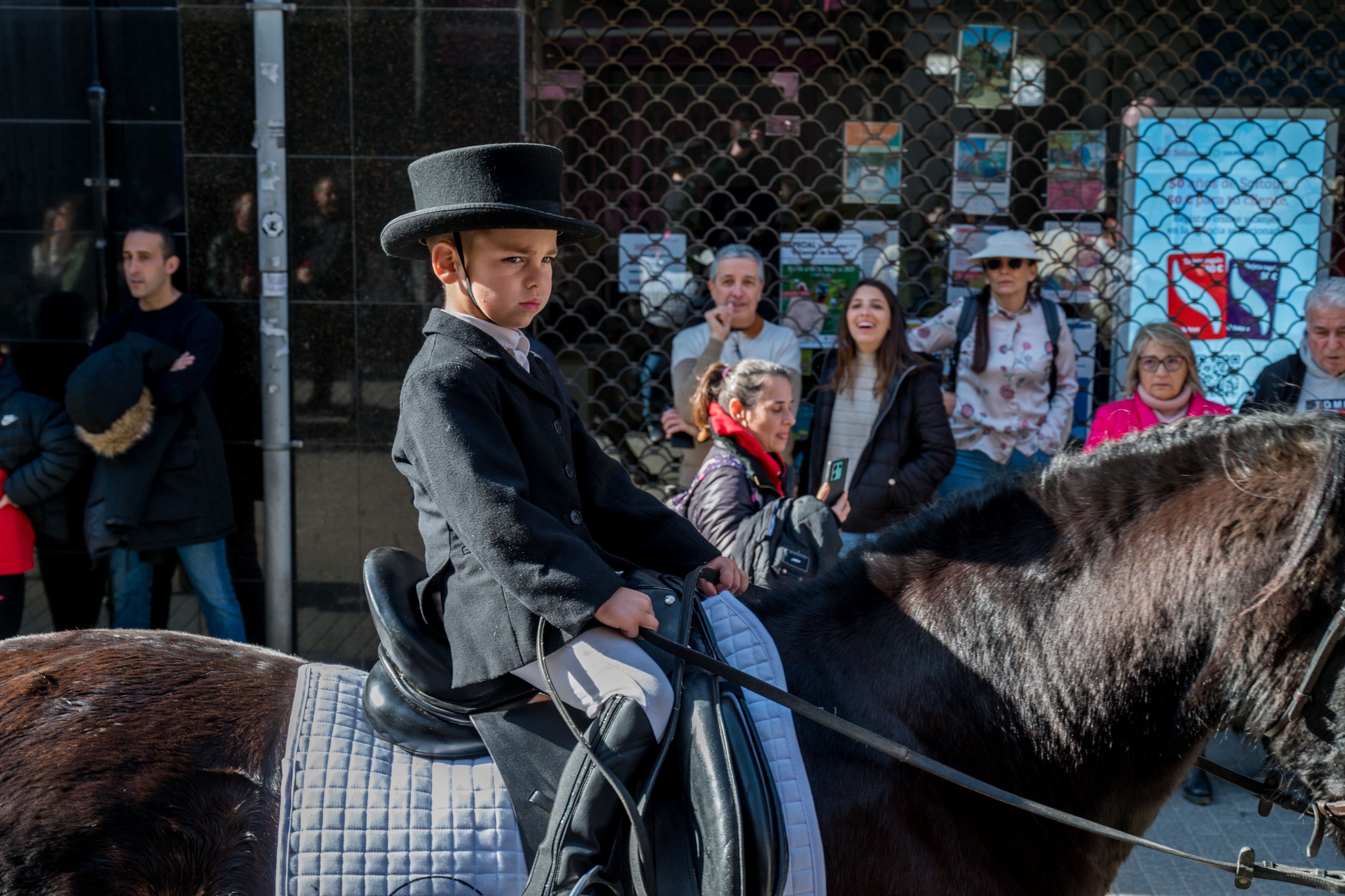 Rua dels Tres Tombs per Sant Antoni 2025 FOTO: Carmelo Jiménez