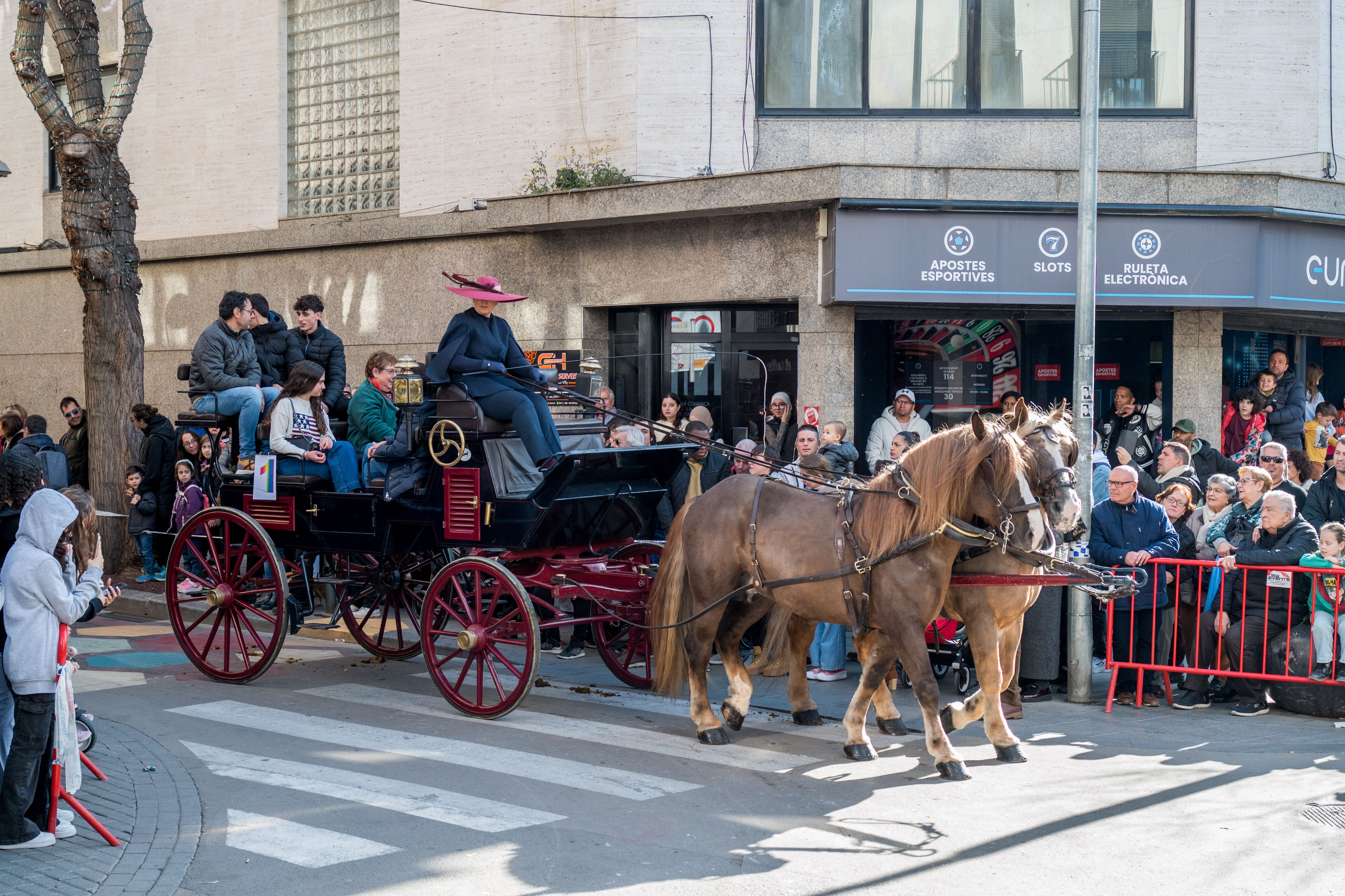 Rua dels Tres Tombs per Sant Antoni 2025 FOTO: Carmelo Jiménez