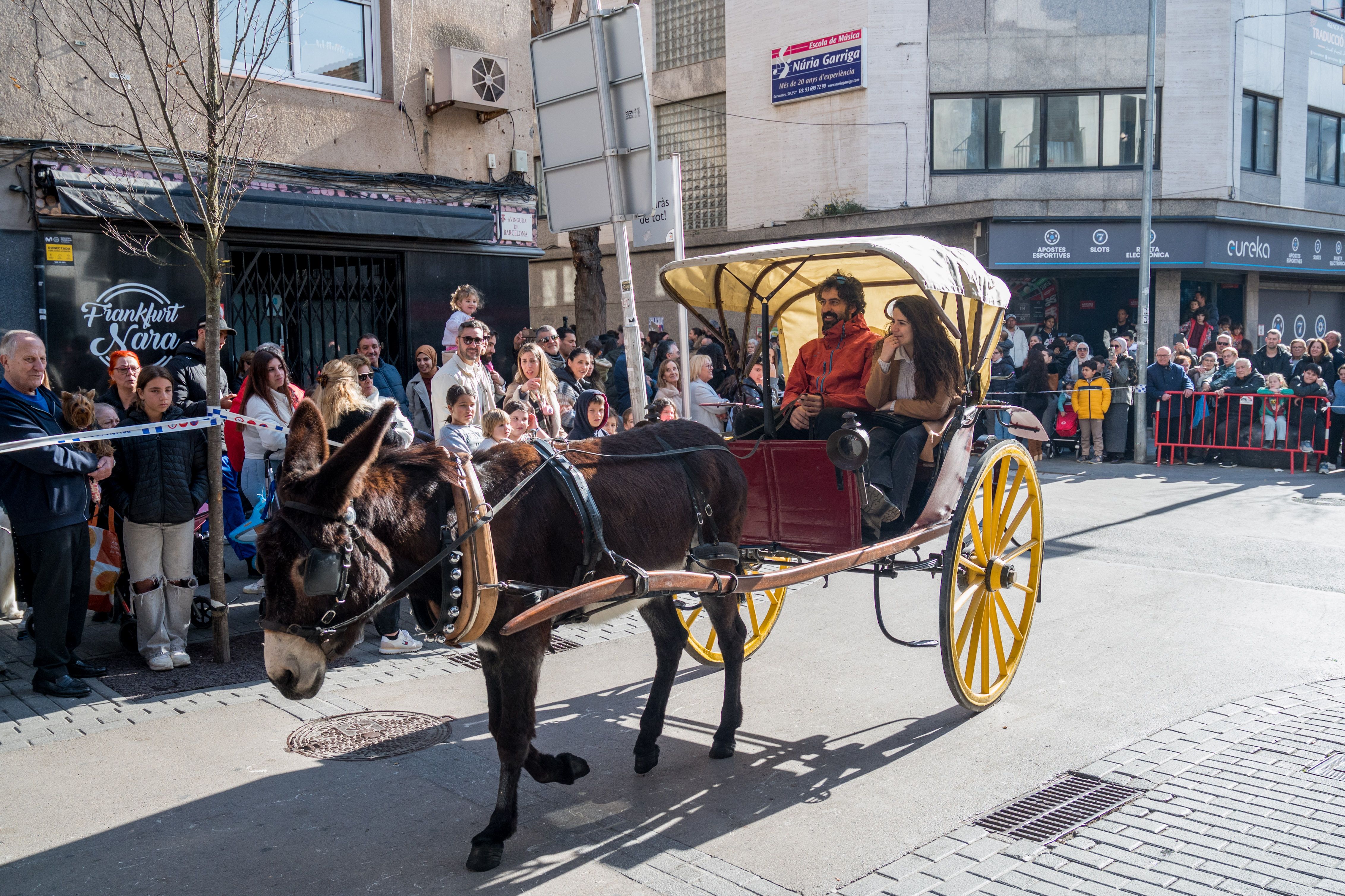 Rua dels Tres Tombs per Sant Antoni 2025 FOTO: Carmelo Jiménez