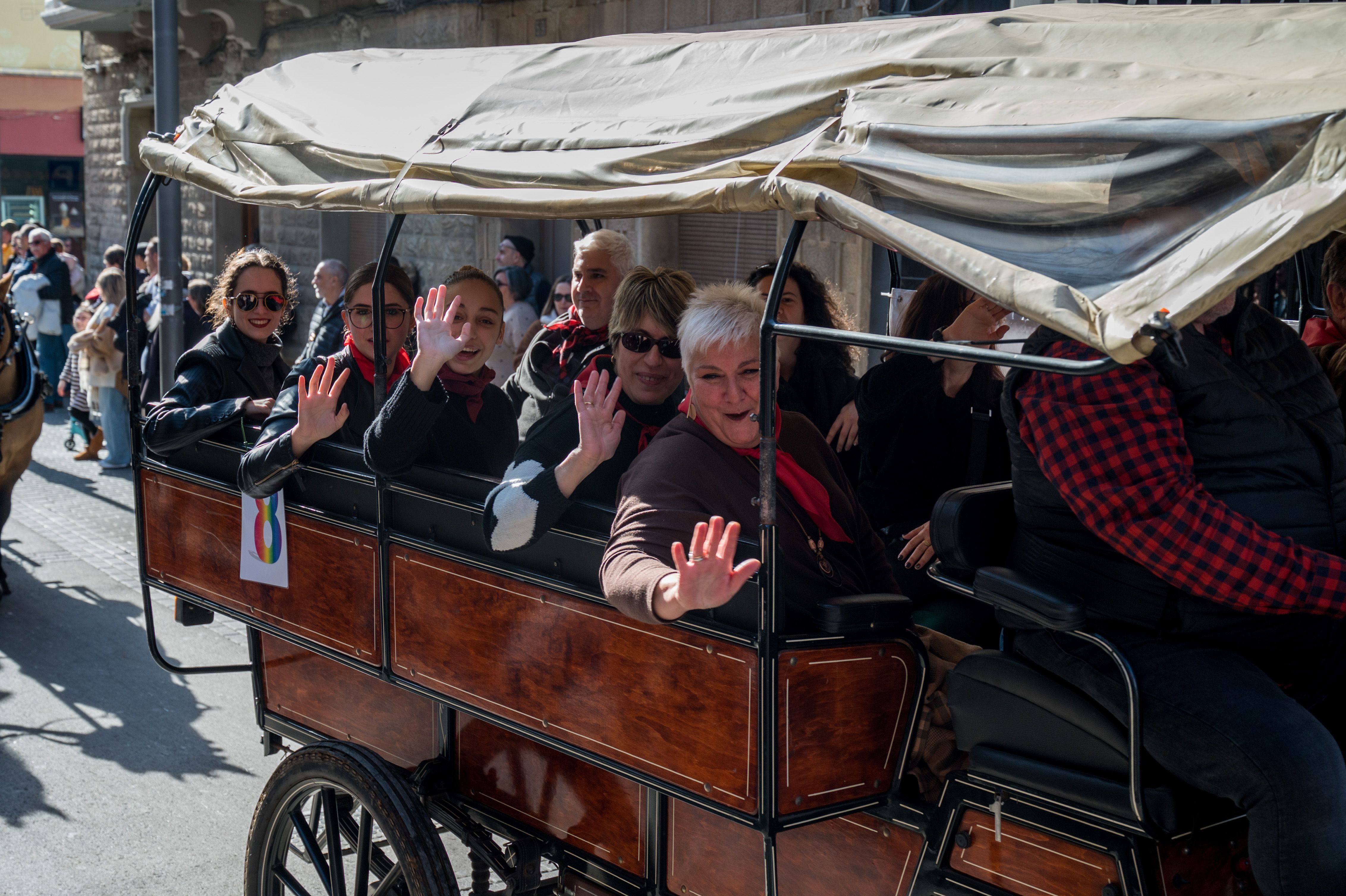 Rua dels Tres Tombs per Sant Antoni 2025 FOTO: Carmelo Jiménez