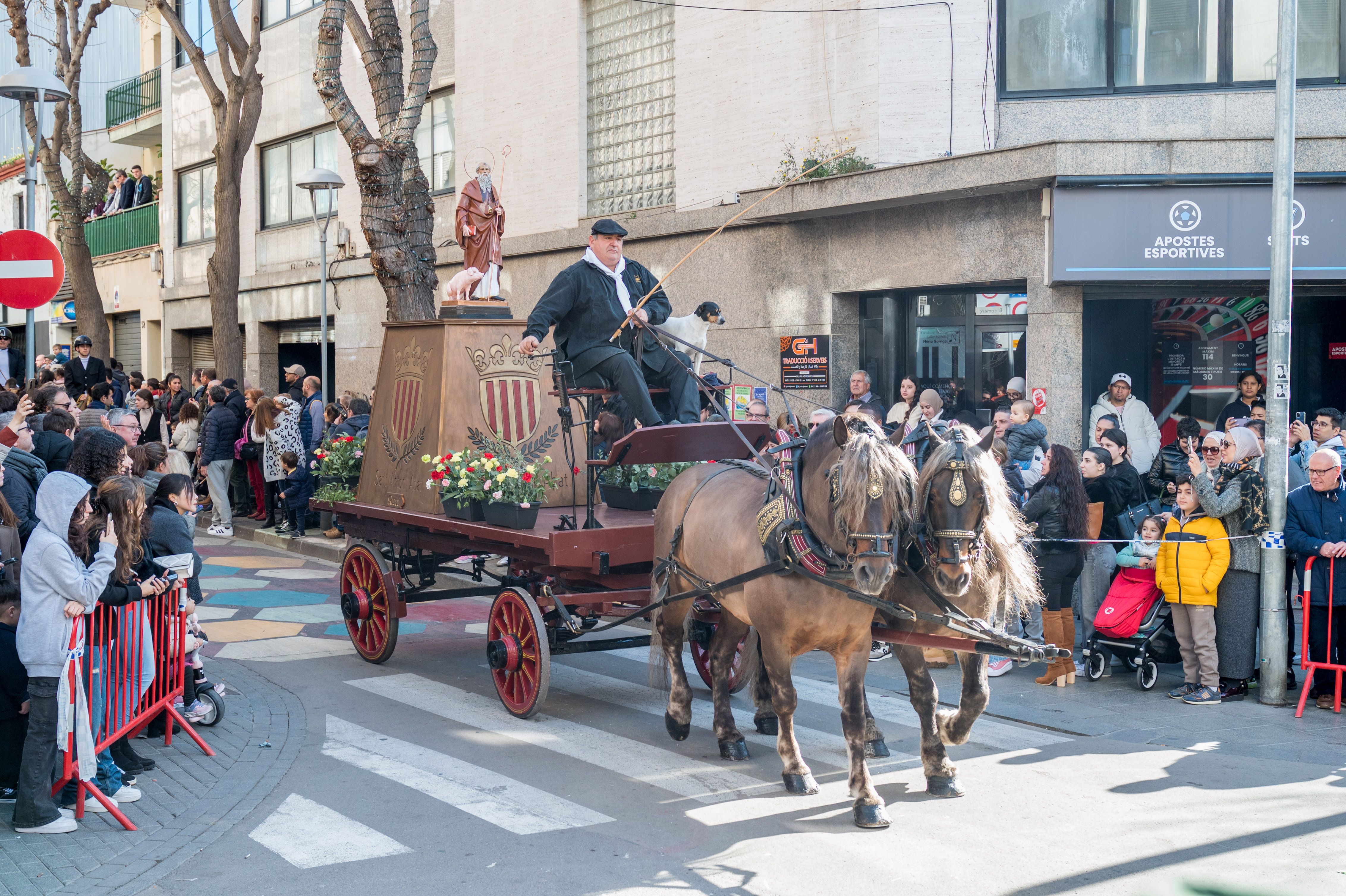 Rua dels Tres Tombs per Sant Antoni 2025 FOTO: Carmelo Jiménez