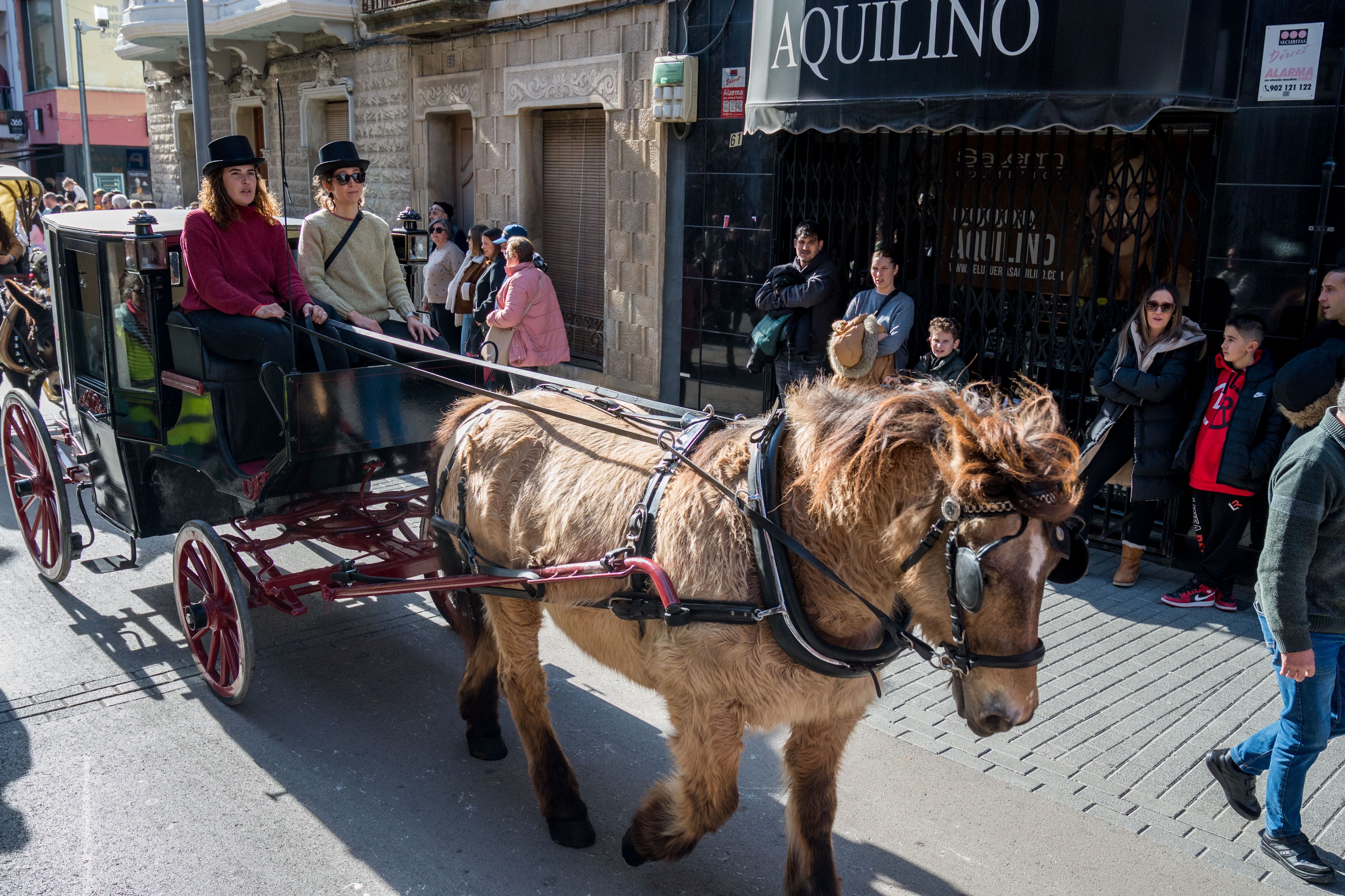 Rua dels Tres Tombs per Sant Antoni 2025 FOTO: Carmelo Jiménez