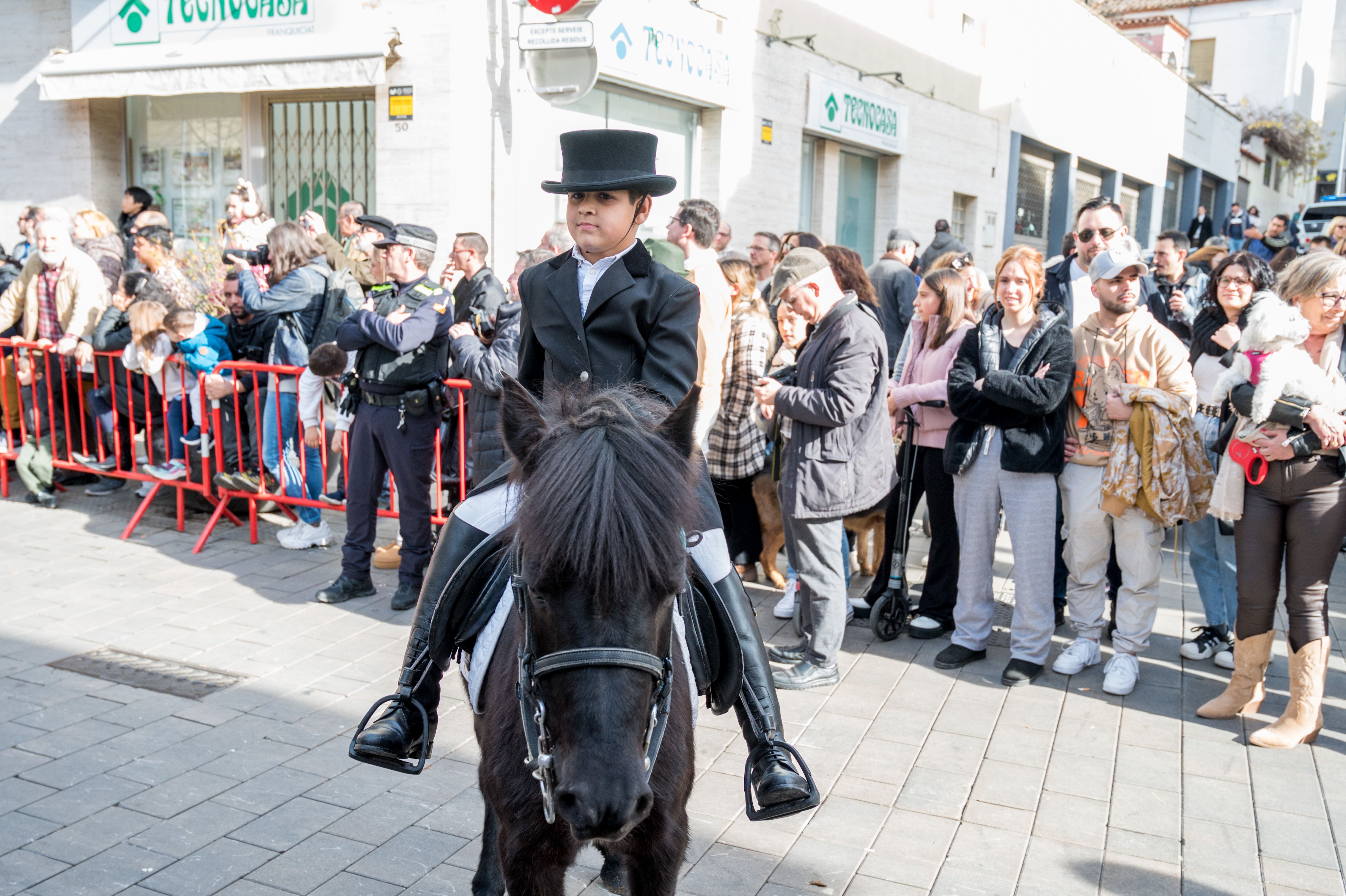 Rua dels Tres Tombs per Sant Antoni 2025 FOTO: Carmelo Jiménez