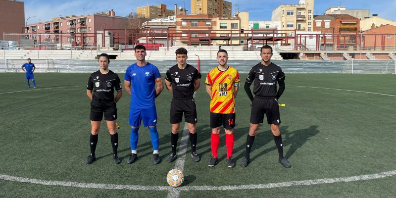 Els rubinencs es van enfrontar el FC Santboià, un dels equips històrics del futbol català. FOTO: Cedida