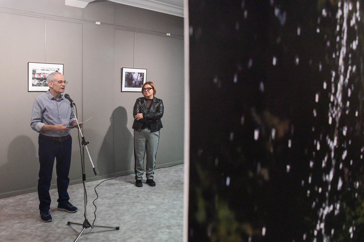 Ramon Batalla i la regidora Marta Oliva Martín, durant la inauguració. FOTO: Ajuntament de Rubí – Localpres