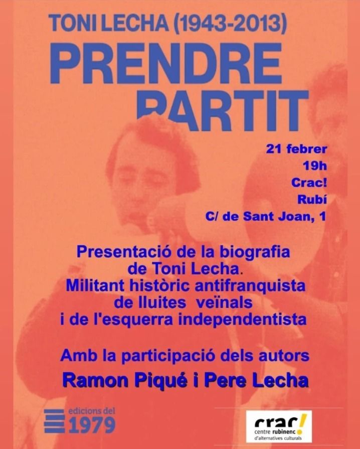 Presentació de 'Prendre Partit'