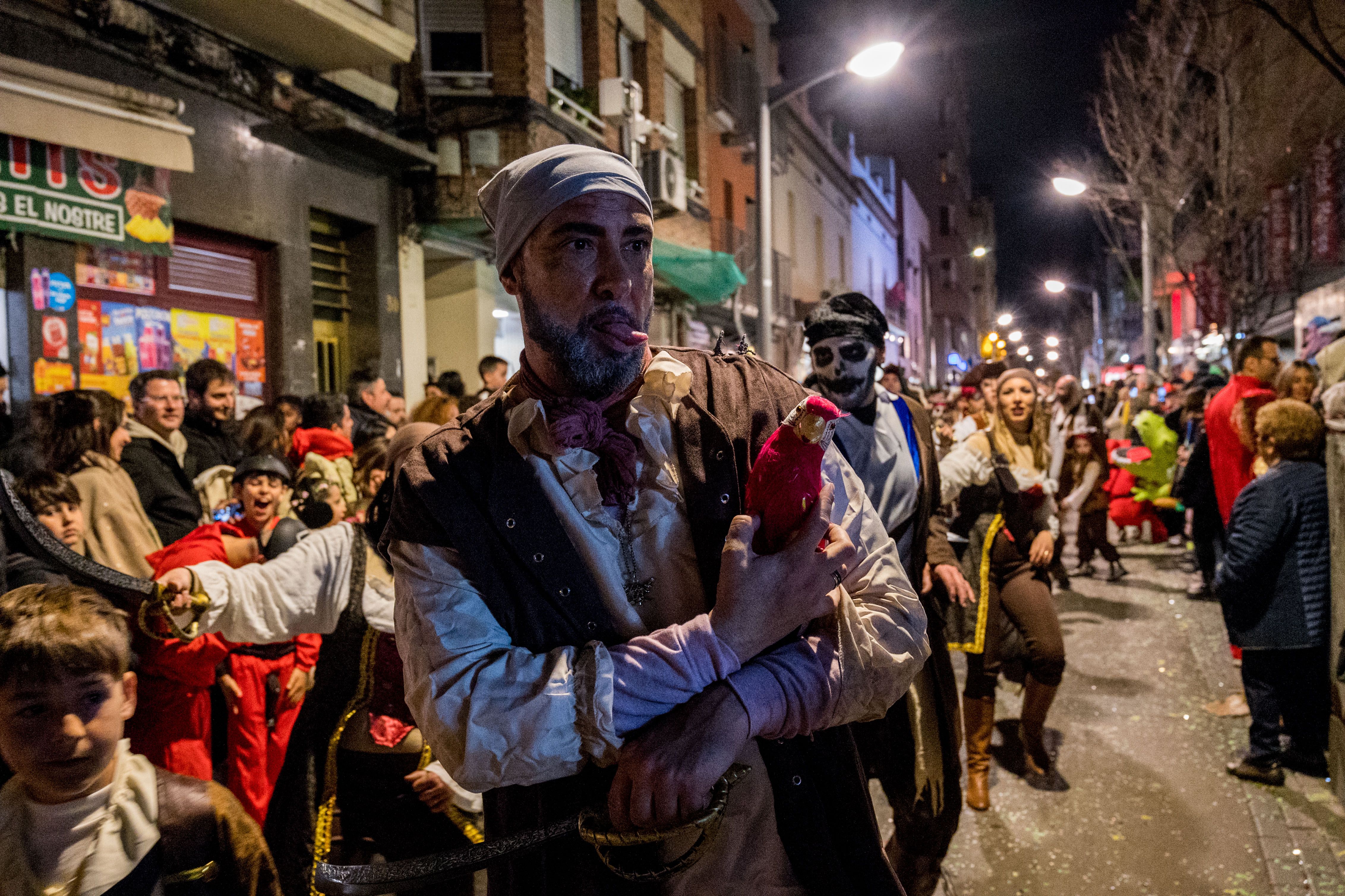 Rua de Comparses de Carnaval 2025 a Rubí FOTO: Carmelo Jiménez